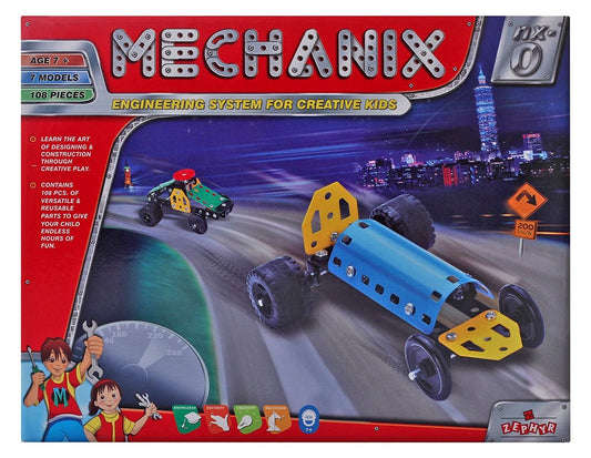 Mechanix Metal NX-0,Construction toy,Building blocks,Educational toys,for 6+ yrs boys and girls,