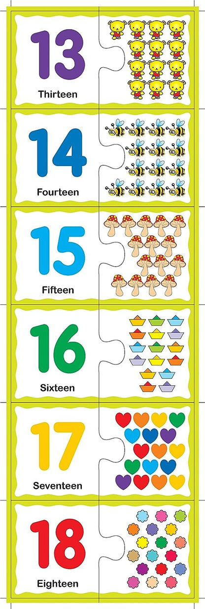 RATNA'S Educational Jigsaw Puzzle Range for Kids (Match The Number)