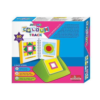 toymate Colour Track Junior- Fun Pack of 60 Challenge IQ Building Activity Game for Age 3 to 5 Years