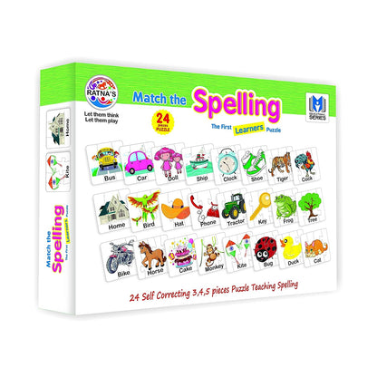 RATNA'S Educational Jigsaw Puzzle Range for Kids (Match The Spelling)