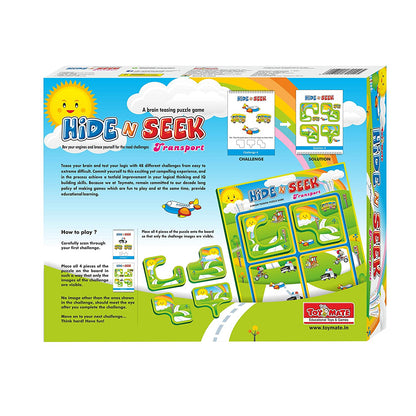 Playmate Hide N Seek Puzzle Transport