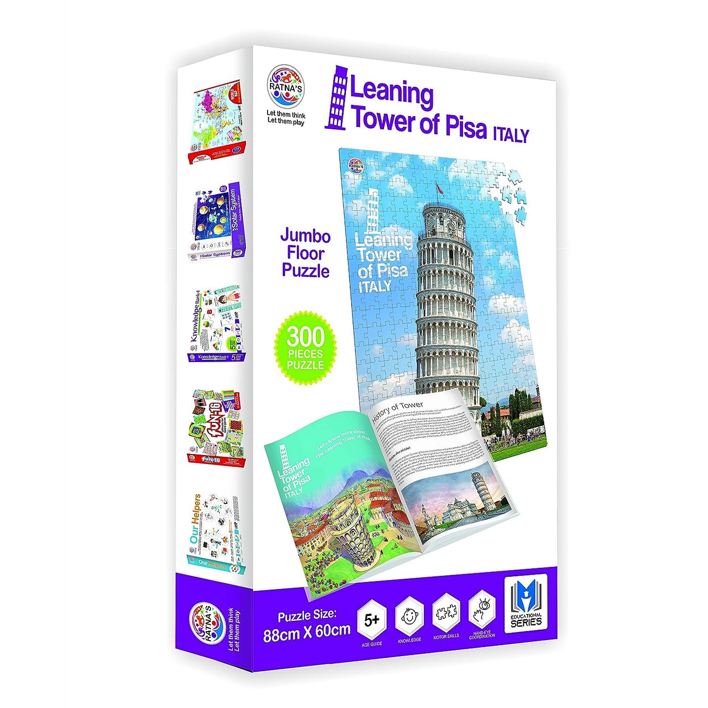 RATNA'S Leaning Tower of PISA Jumbo Jigsaw Puzzle 300 Pieces(88 CM X 60 CM) Size