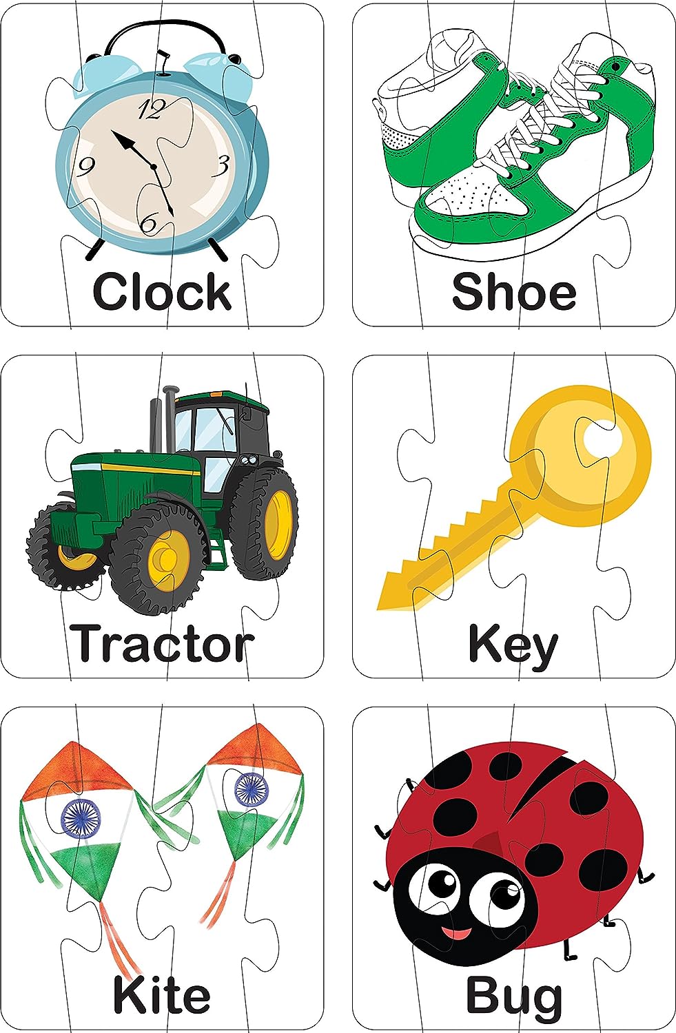 RATNA'S Educational Jigsaw Puzzle Range for Kids (Match The Spelling)