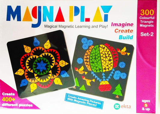 ekta magna play set - 2 for kids 5+ years/ birthday gift- Multi color