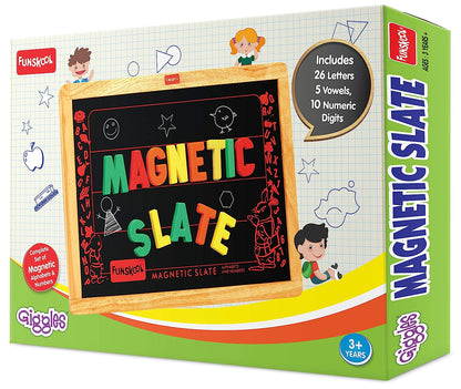 Giggles - Magnetic Slate , Alphabet and Numbers learning board, Early learning, 3 Years & above, Preschool toys