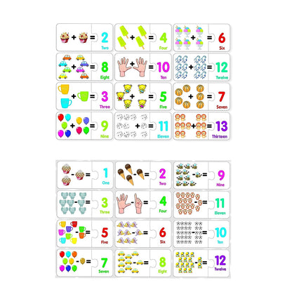 RATNA'S Educational Jigsaw Puzzle Range for Kids (Match The Mathematic)