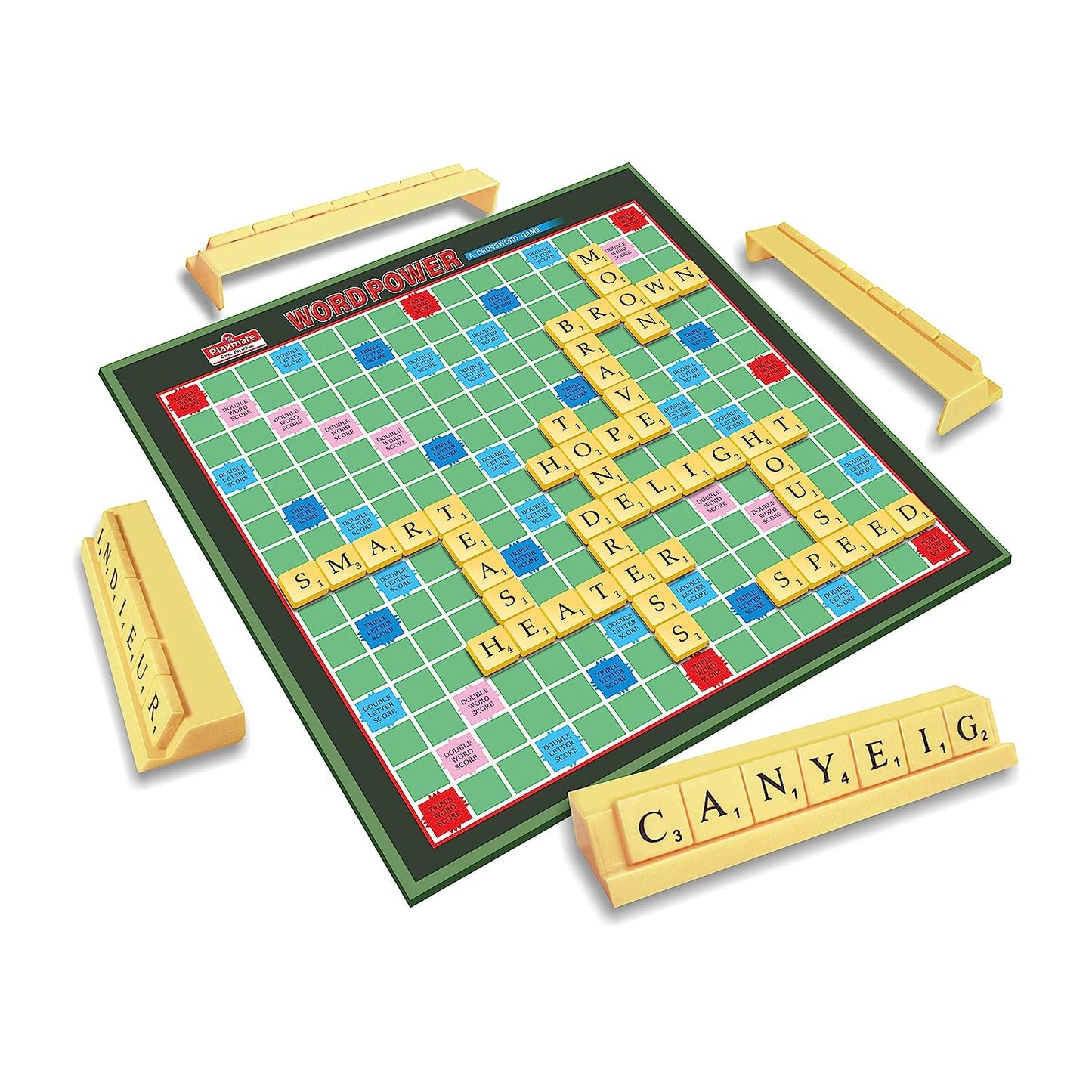 Toymate Brain Storm- Combo of Chess and Scrabble WordPower Crossword Game Board for Kids n Adults