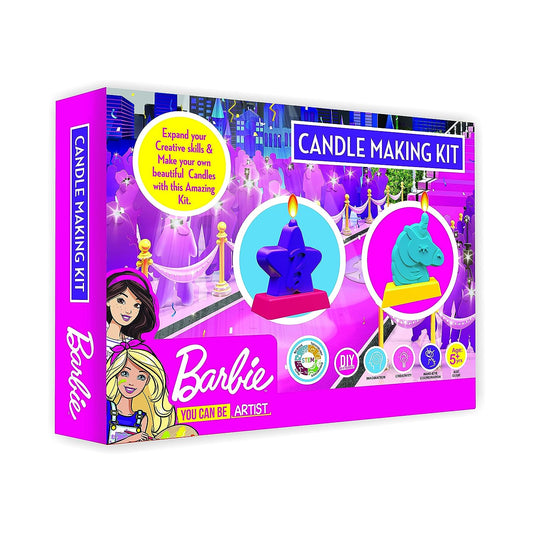RATNA'S Barbie Candle Making KIT with Stand Multicolor
