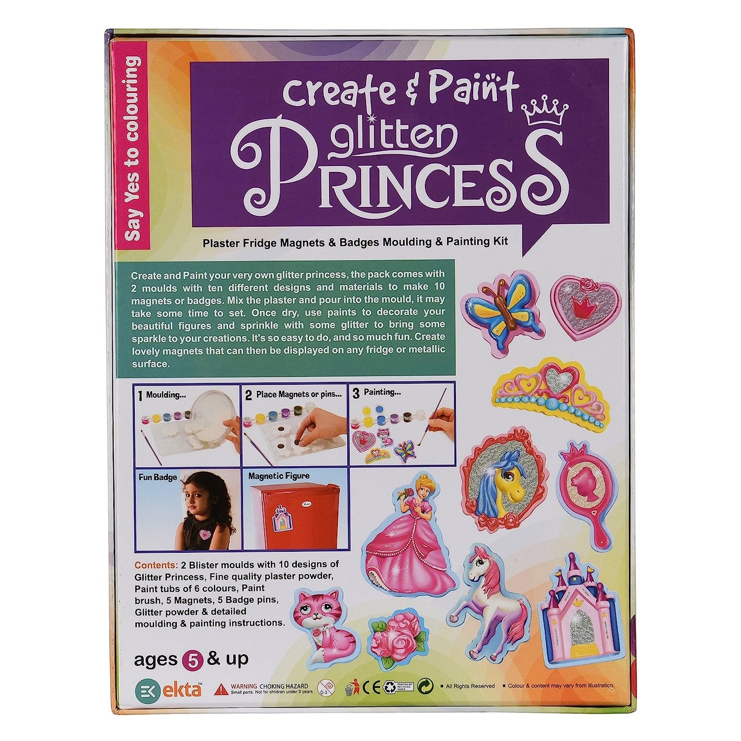 Ekta Create N Paint Glitter Princess