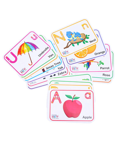 Ratnas Alphabet Jumbo Flash Card - Multicolor