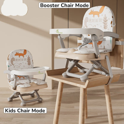 R For Rabbit Candy Pop Booster Chair - 4 Level Height Adjustment, Light Weight, Travel Friendly