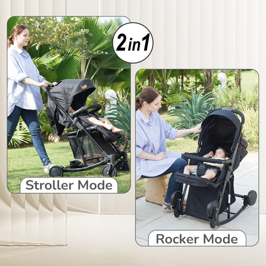 R for Rabbit Rock N Roll - The Rocking Baby Stroller and Pram for Babies