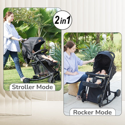 R for Rabbit Rock N Roll - The Rocking Baby Stroller and Pram for Babies