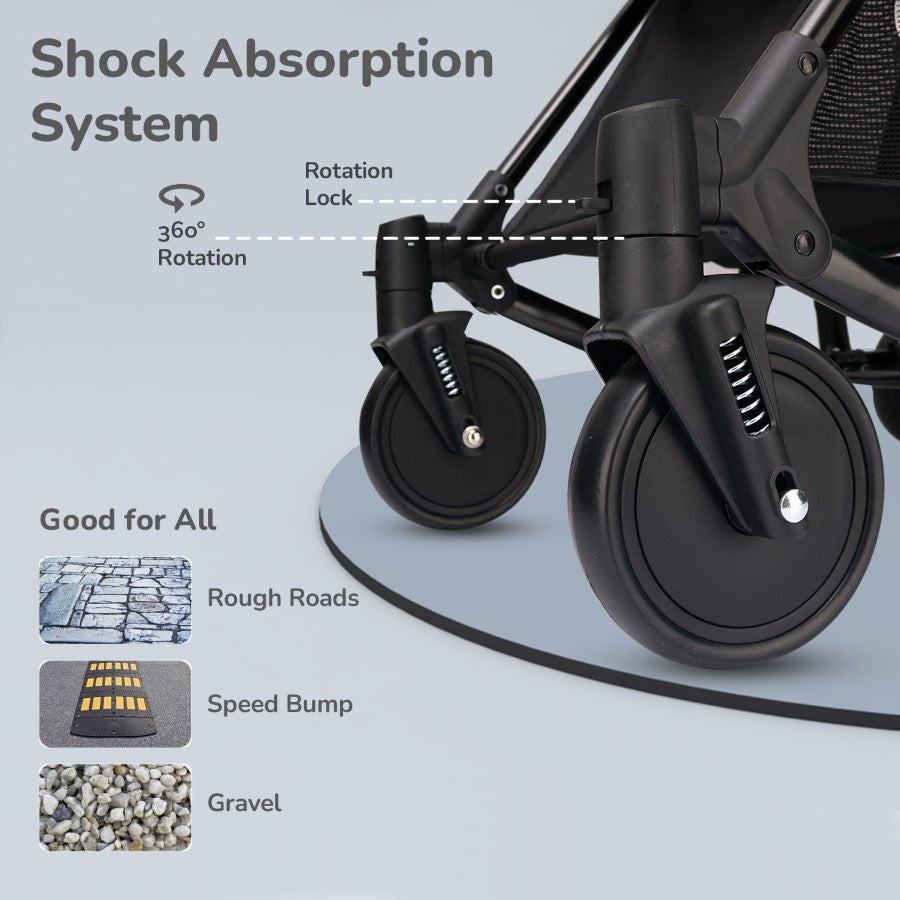 R for Rabbit Rock N Roll - The Rocking Baby Stroller and Pram for Babies