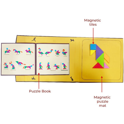 Tangram Junior - Magnetic Brain Game for 5 Years & Above