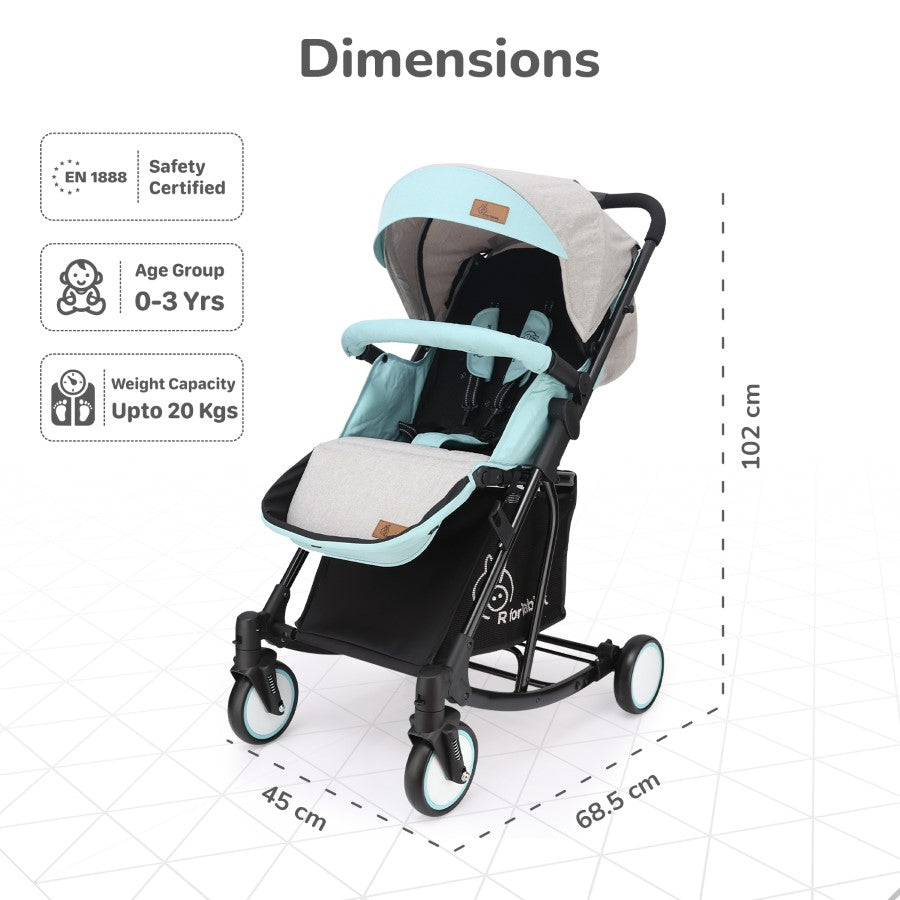 R for Rabbit Rock N Roll - The Rocking Baby Stroller and Pram for Babies PRAM