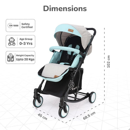 R for Rabbit Rock N Roll - The Rocking Baby Stroller and Pram for Babies PRAM