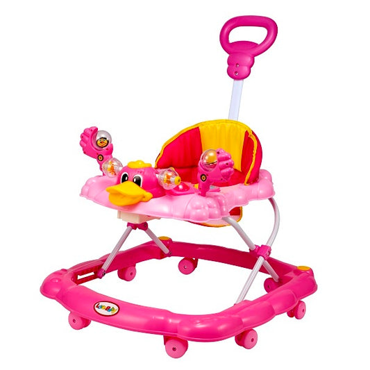 Baby Love Musical 2-in-1 Walker With Parent Rod - MRGTOYS
