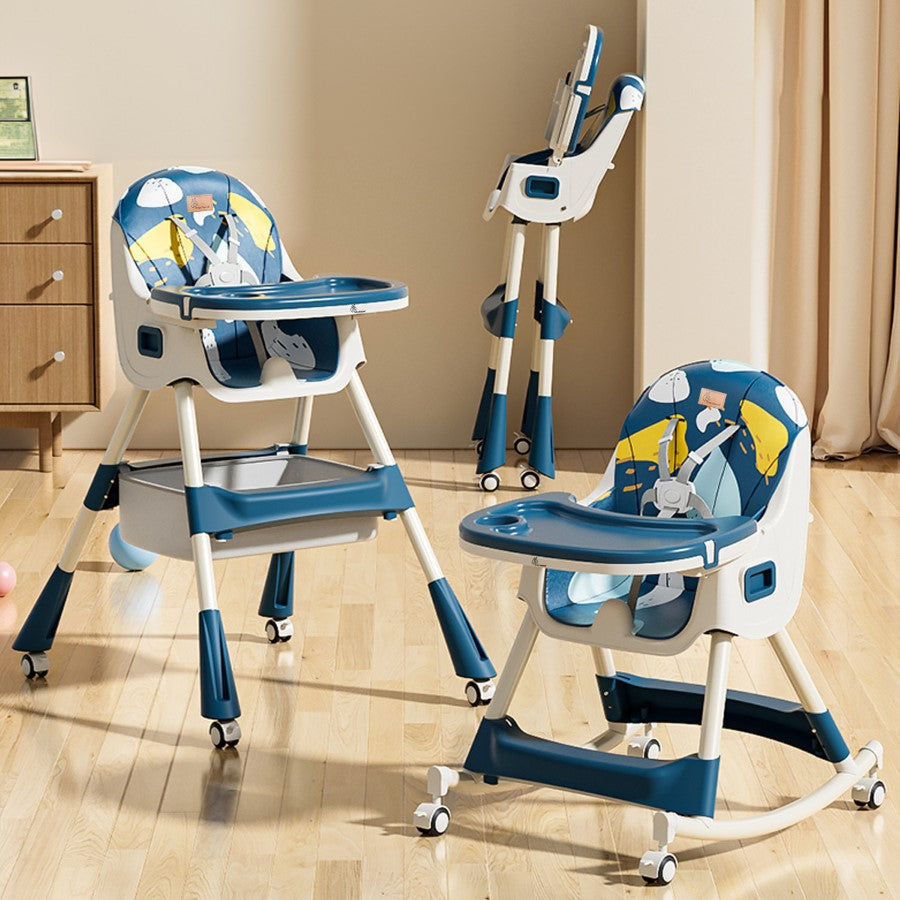 Sugar Doodle Plus High Chair For Kids 3-in-1 Convertible Design
