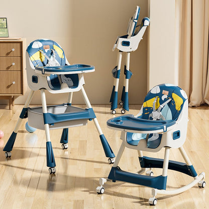 Sugar Doodle Plus High Chair For Kids 3-in-1 Convertible Design
