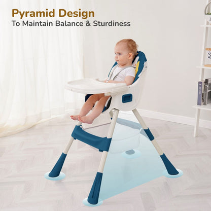 R For Rabbit Sugar Doodle Plus High Chair For Kids 3-in-1 Convertible Design indigo dye