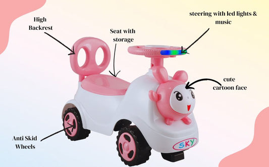 Sky Ride-On Baby/Kids Ride for Boys & Girls 1-3 Years