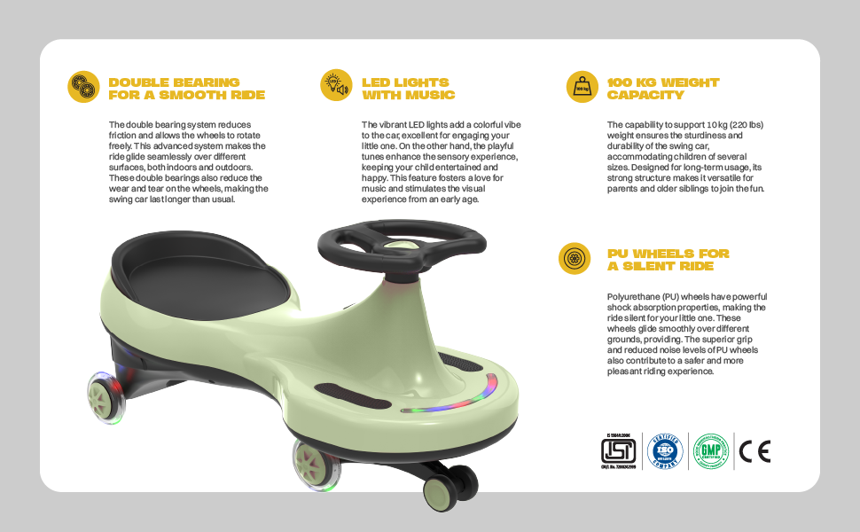 Newbie Asta Magic Swing Car Rider for Kids