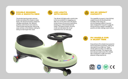 Newbie Asta Magic Swing Car Rider for Kids