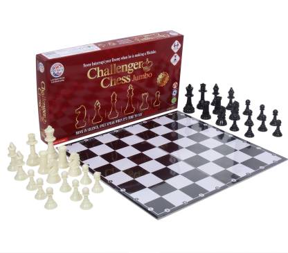 RATNA'S Challenger chess Jumbo.Develop Strategy Building and Concentration with this amazing jumbo chess set Strategy & War Games Board Game