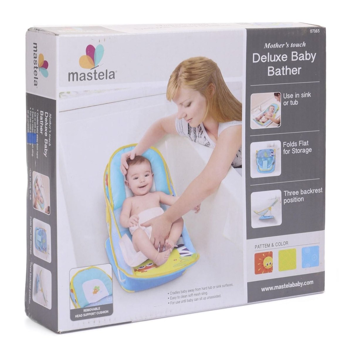 MASTELA Bather Deluxe Baby Bather (Birth to 6 Months) Teal