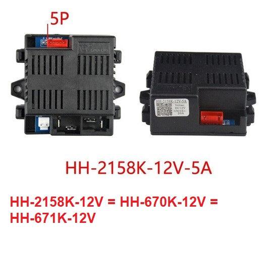 HH-670K-2.4G 12V motor controller Receiver 5-PIN circuit Transmitter for Baby Electric car