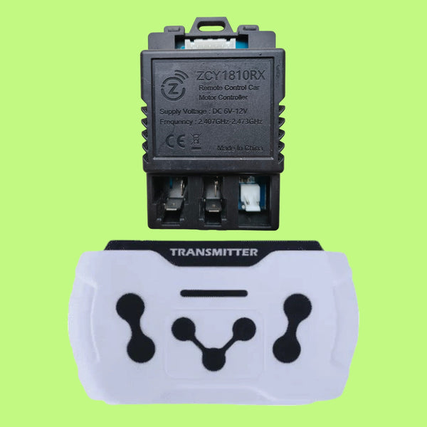 JR1810RX - 5 Pin Kids Powered Ride on car 2.4G Bluetooth Receiver Kit Controller combo