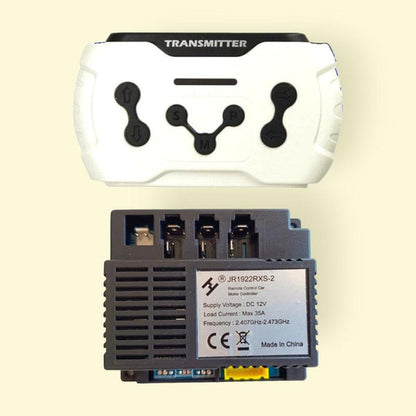 Set of JR1922RXS-2 12V Kids Powered Ride on Jeep and JR1806TX-2.4G Bluetooth Remote Control