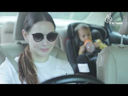 R for Rabbit Jack N Jill Grand Baby Car Seat for 0 to 7 Years, 3 Position Recline, 5-Point Safety Harness, Washable Seat Cushion, Certified Safety