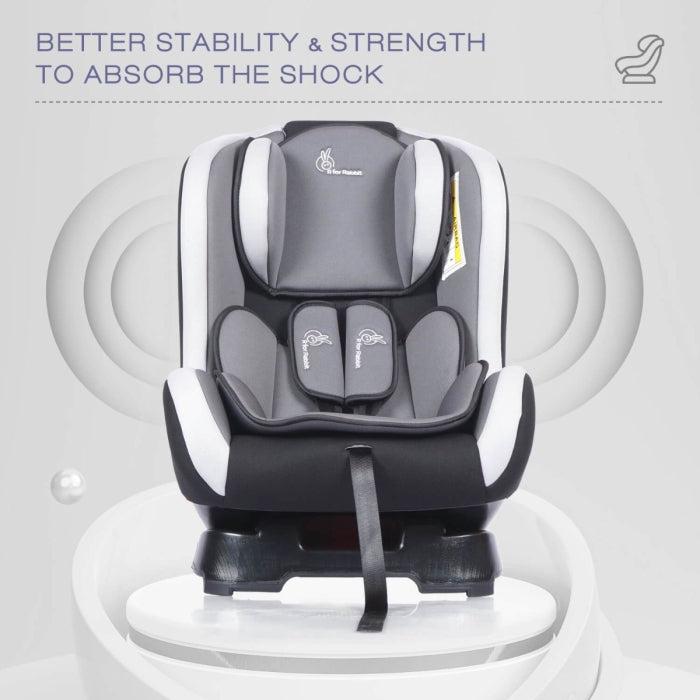 R for Rabbit Convertible Baby Car Seat Jack N Jill Baby Car Seat for 0 to 5 Years