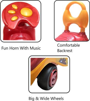 Ride On Baby Car for Kids / Avenger Push Rider Scooter with Music for Toddler Boys & Girls - MRGTOYS