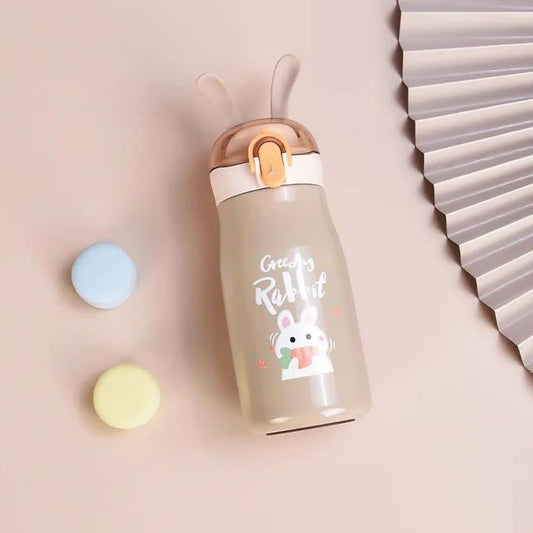 Bunny Ears Stainless Steel Water Bottle for Kids